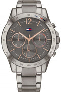 Tommy Hilfiger Haven Chronograph Quartz Grey Dial Grey Steel Strap Watch For Women - 1782196