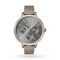 Hugo Boss Symphony Grey Dial Gold Mesh Bracelet Watch for Women - 1502424