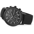 Emporio Armani Renato Chronograph Black Dial Black Nylon Strap Watch For Men - AR11457