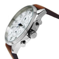 Tommy Hilfiger Dean Quartz Multifunction White Dial Brown Leather Strap Watch for Men - 1791274