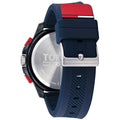 Tommy Hilfiger Digital Blue Dial Blue Rubber Strap Watch For Men - 1791761