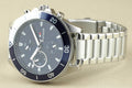 Tommy Hilfiger Larson Chronograph Blue Dial Silver Steel Strap Watch For Men - 1791917