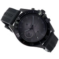 Tommy Hilfiger Larson Chronograph Quartz Black Dial Black Rubber Strap Watch For Men - 1791921