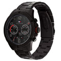 Tommy Hilfiger Blaze Chronograph Black Dial Black Steel Strap Watch For Men - 1792030