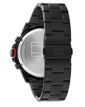 Tommy Hilfiger Blaze Chronograph Black Dial Black Steel Strap Watch For Men - 1792030