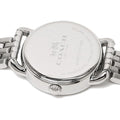 Coach Delancey White Dial Silver Steel Strap Watch for Women - 14502240