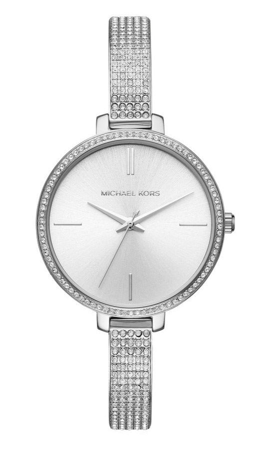 Michael Kors Jaryn Quartz Silver Dial Silver Steel Strap Watch For Women - MK3783