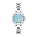 Michael Kors Taryn Quartz Blue Dial Blue Steel Strap Watch For Women - MK6563