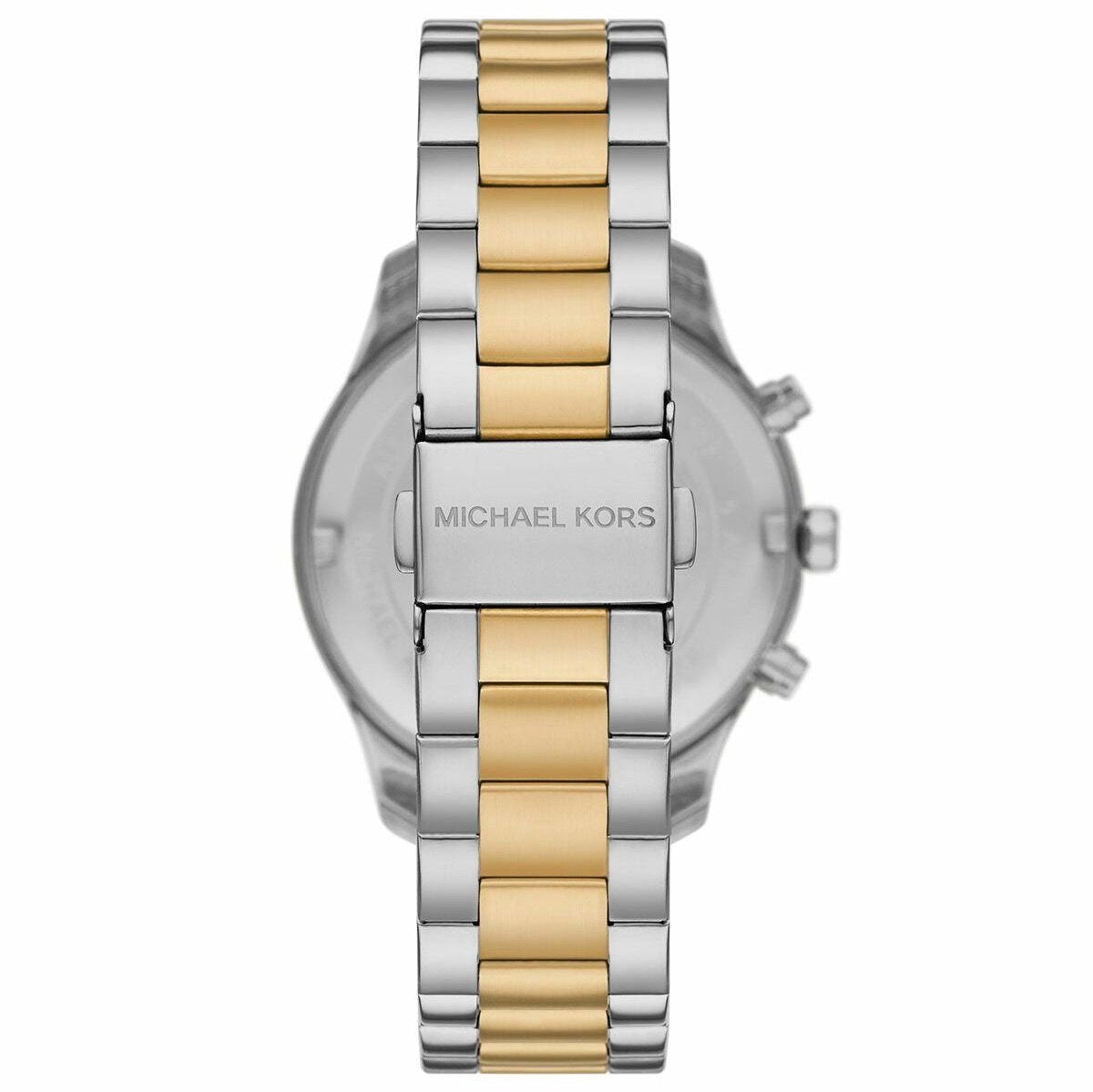 Michael Kors Berkley Chronograph Silver Dial Two Tone Steel Strap Watch For Women - MK7415