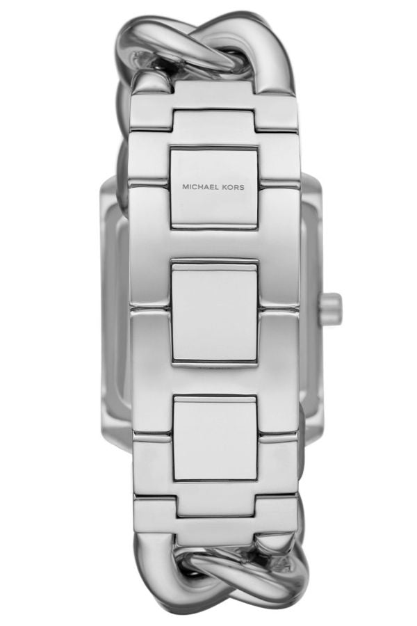 Michael Kors Emery Three Hand Silver Dial Silver Steel Strap Watch For Women - MK7299