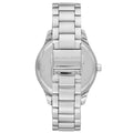 Michael Kors Layton Chronograph Mother of Pearl Blue Dial Silver Steel Strap Watch For Women - MK6847