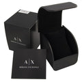 Armani Exchange Hampton Black Dial Black Steel Strap Watch For Men - AX2407