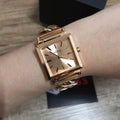 Guess Vanity Rose Gold Dial Rose Gold Steel Strap Watch for Women - W1029L3