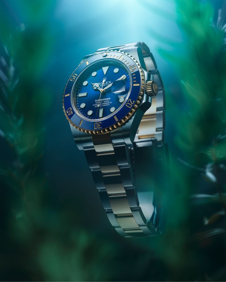 Rolex Submariner Date Oyster 41mm Blue Dial Two Tone Oyster Steel Yellow Gold Strap Watch for Men - M126613LB-0002