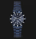 Guess Glisten Analog Blue Dial Blue Steel Strap Watch for Women - W0027L3