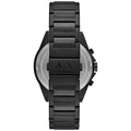 Armani Exchange Drexler Chronograph Black Dial Black Steel Strap Watch For Men - AX2639