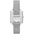 Armani Exchange Lola Quartz Silver Dial Silver Mesh Strap Watch For Women - AX5800