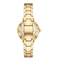 Michael Kors Quartz Mother of Pearl White Dial Gold Steel Strap Watch For Women - MK1065