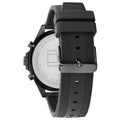 Tommy Hilfiger Larson Chronograph Quartz Black Dial Black Rubber Strap Watch For Men - 1791921