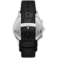 Emporio Armani Paolo Chronograph Black Dial Black Leather Strap Watch For Men - AR11530