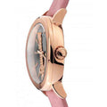 Versace Virtus Quartz Grey Dial Pink Leather Strap Watch for Women - VEHC00319