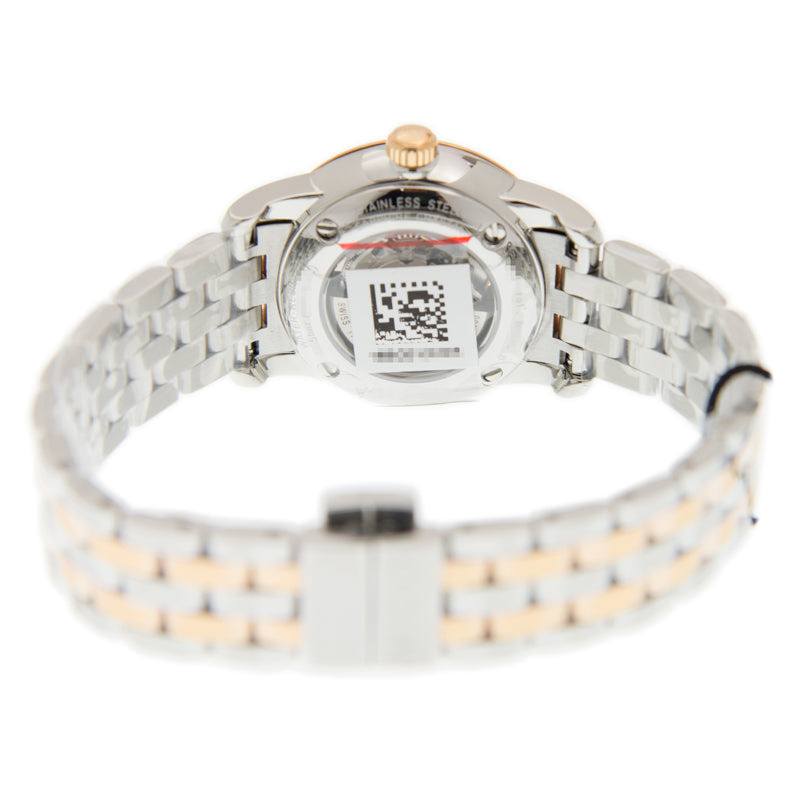 Mido Baroncelli III Automatic Mother of Pearl White Dial Two Tone Steel Strap Watch For Women - M7600.9.69.1