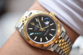 Rolex Datejust 41 Oyster Black Dial Two Tone Jubilee Bracelet Watch for Men - M126333-0014