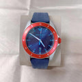 Emporio Armani Sigma Quartz Blue Dial Blue Silicone Strap Watch For Men - AR11217