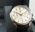 Tag Heuer Carrera Chronograph White Dial Brown Leather Strap Watch for Men - CBN2013.FC6483