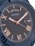 Guess Connoisseur Quartz Blue Dial Blue Steel Strap Watch For Men - GW0265G9