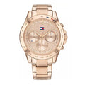 Tommy Hilfiger Haven Chronograph Quartz Rose Gold Dial Rose Gold Steel Strap Watch For Women - 1782197