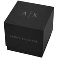 Armani Exchange Hampton Chronograph Rose Gold Dial Blue Silicone Strap Watch For Men - AX1730