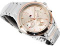 Tommy Hilfiger Eve Chronograph Quartz Pink Dial Silver Steel Strap Watch For Women - 1782279