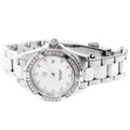 Tag Heuer Aquaracer Diamonds Mother of Pearl White Dial Silver Steel Strap Watch for Women - WBD1415.BA0741