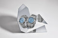Audemars Piguet Royal Oak Diamonds Light Blue Dial Silver Steel Strap Watch for Women - 15551ST.ZZ.1356ST.04