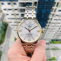 Tissot Chemin des Tourelles Powermatic 80 Silver Dial Two Tone Steel Strap Watch for Men - T099.407.22.038.02