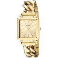 Guess Vanity Gold Dial Gold Steel Strap Watch for Women - W1029L2