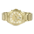 Armani Exchange Drexler Chronograph Gold Dial Gold Steel Strap Watch For Men - AX2602