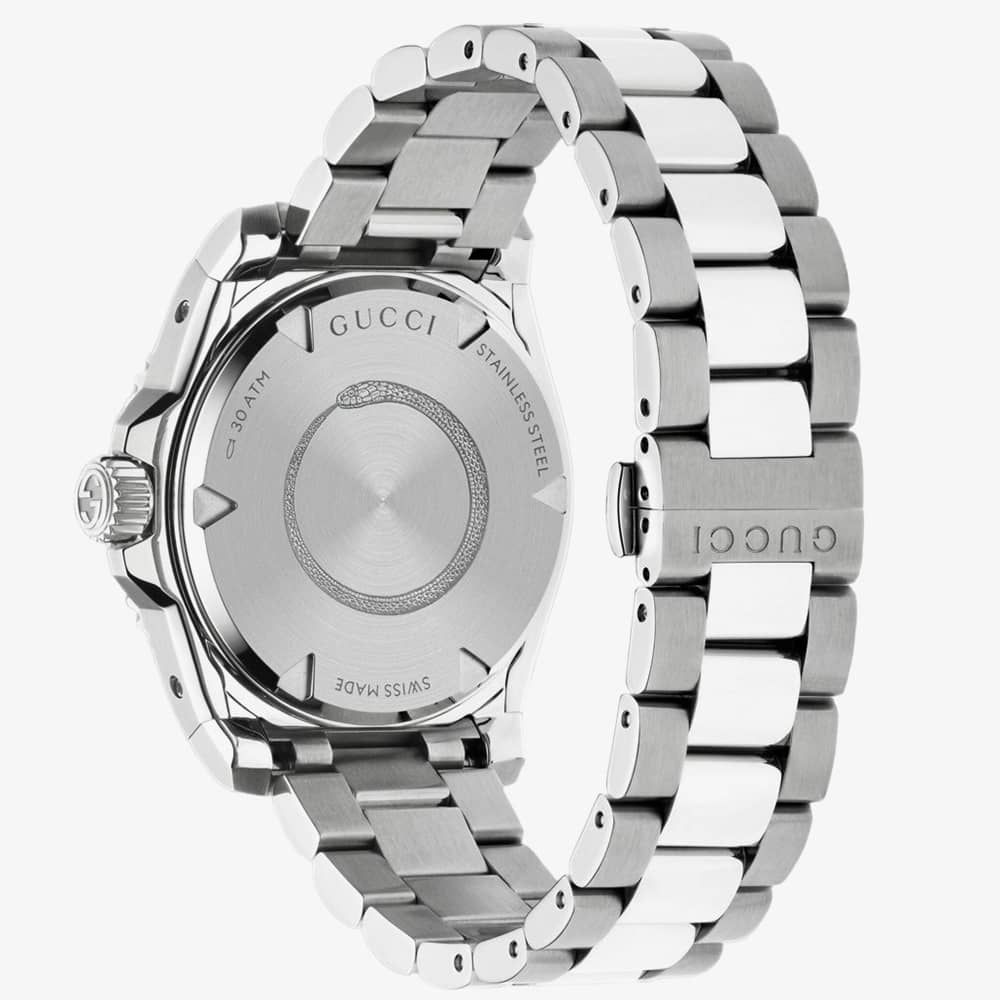 Gucci Dive Automatic Silver Dial Silver Steel Strap Watch for Men - YA136354