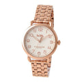 Coach Delancey White Dial Rose Gold Steel Strap Watch for Women - 14502262