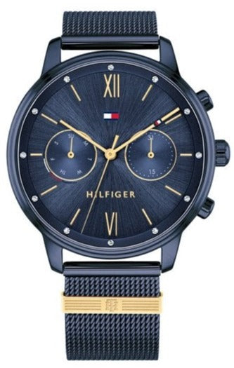 Tommy Hilfiger Blake Quartz Blue Dial Blue Mesh Bracelet Watch for Men - 1782305