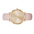 Michael Kors Jaryn Quartz Gold Dial Pink Leather Strap Watch For Women - MK2471