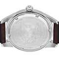 Versace Greca Time Quartz Blue Dial Brown Leather Strap Watch For Men - VE3K00122