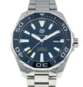 Tag Heuer Aquaracer Calibre 5 Blue Dial Silver Steel Strap Watch for Men - WAY201B.BA0927