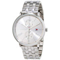 Tommy Hilfiger Jenna Quartz White Dial Silver Steel Strap Watch for Women - 1782068