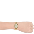 Michael Kors Pyper Quartz Gold Dial Gold Steel Strap Watch For Women - MK3898