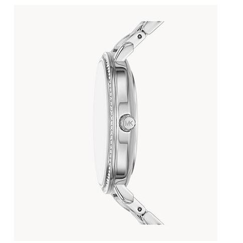 Michael Kors Pyper Grey Dial Silver Steel Strap Watch For Women - MK4672