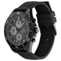 Tommy Hilfiger Larson Chronograph Quartz Black Dial Black Rubber Strap Watch For Men - 1791921