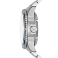 Emporio Armani Meccanico Automatic Blue Dial Silver Steel Strap Watch For Men - AR60059