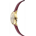 Versace Virtus White Dial Red Leather Strap Watch for Women - VEHC00219